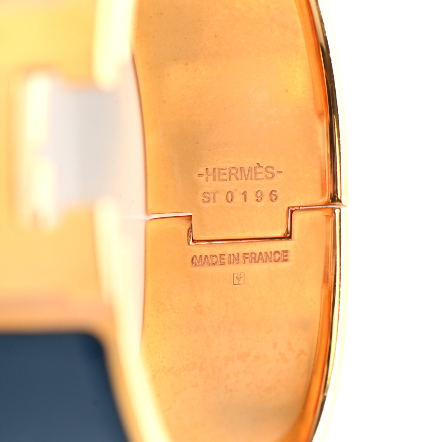 Hermes Enamel Wide Clic Clac H Bracelet PM Violet 4 of 4