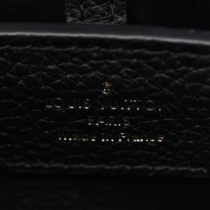 Louis Vuitton Taurillon Capucines MM Black Blue White 7 of 11