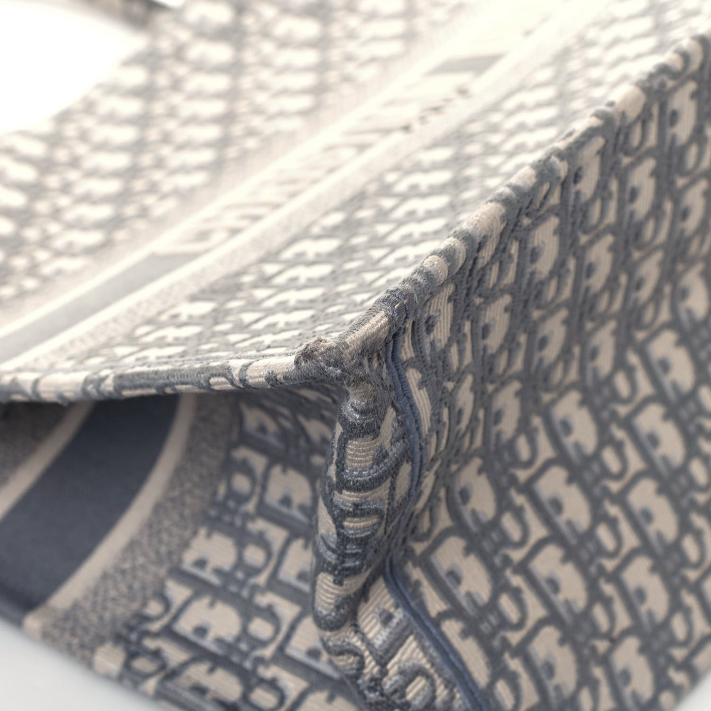 Oblique Large Book Tote Grey