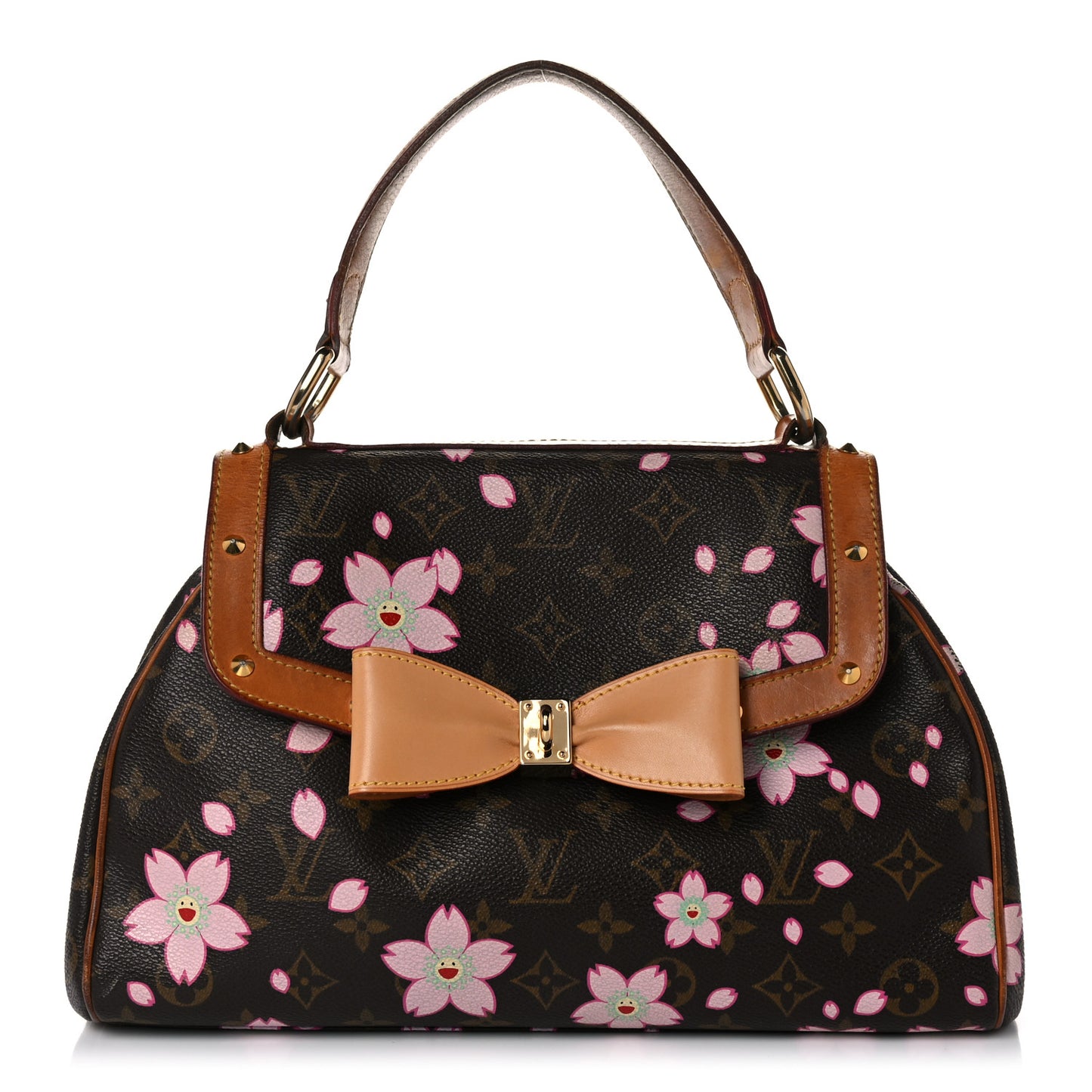 Monogram Cherry Blossom Sac Retro Bag Brown