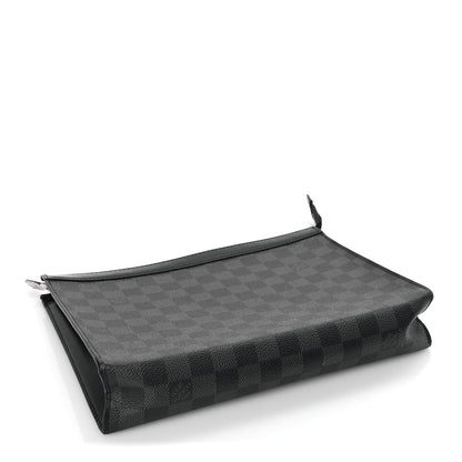 Louis Vuitton Damier Graphite Pochette Voyage MM Grey 5 of 7