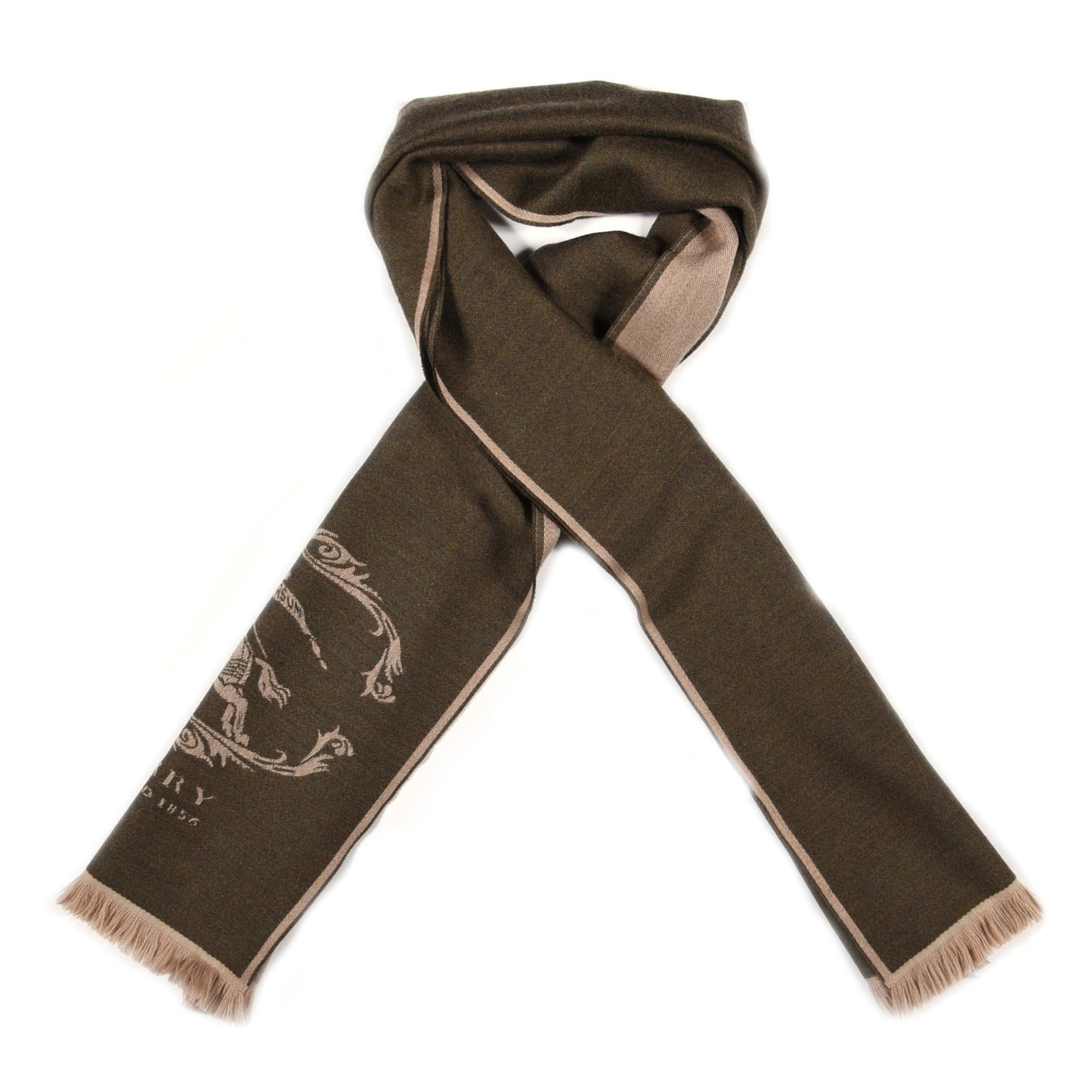 Prorsum Wool Scarf Brown