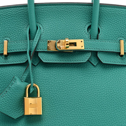 Hermes Togo Birkin 25 Vert Verone 8 of 12