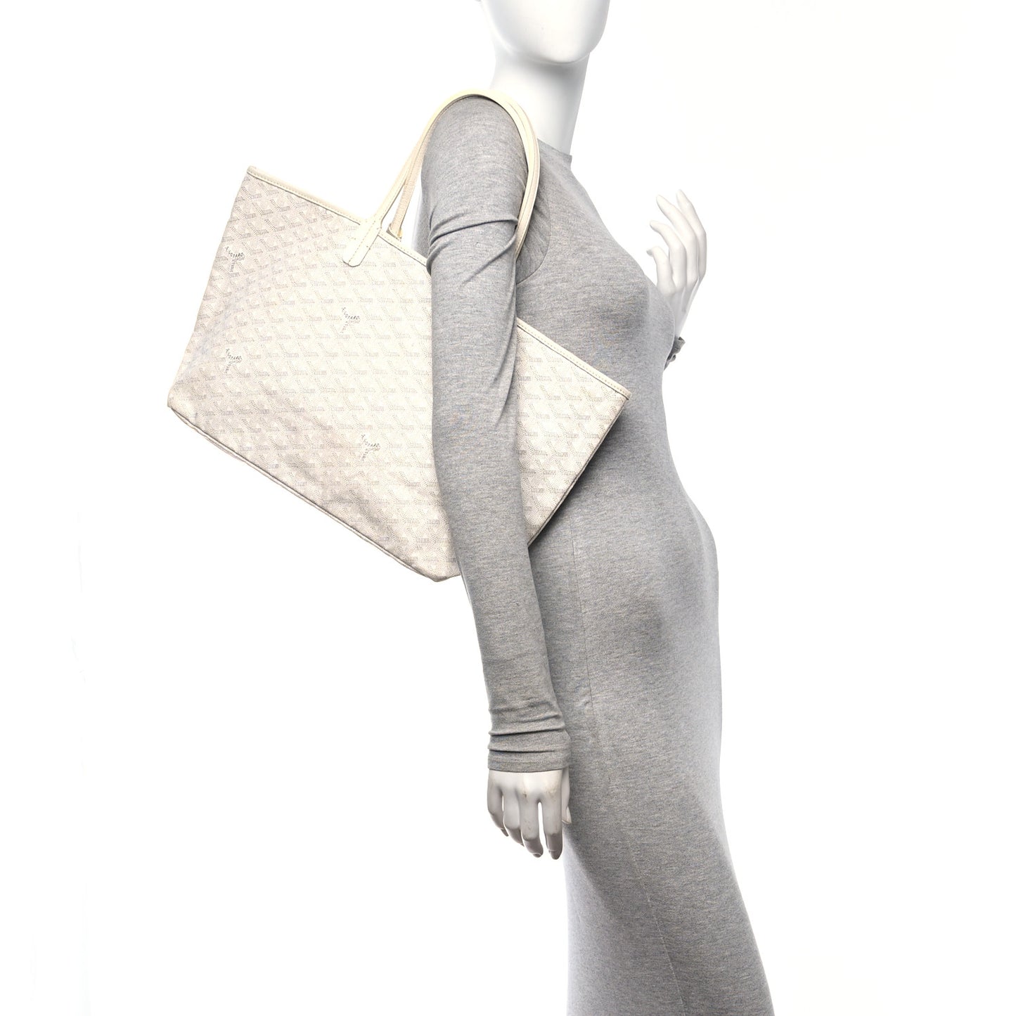 Goyardine Saint Louis PM White