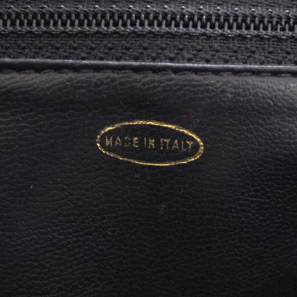 Chanel Lambskin Quilted Shoulder Bag Navy Blue 8 of 9