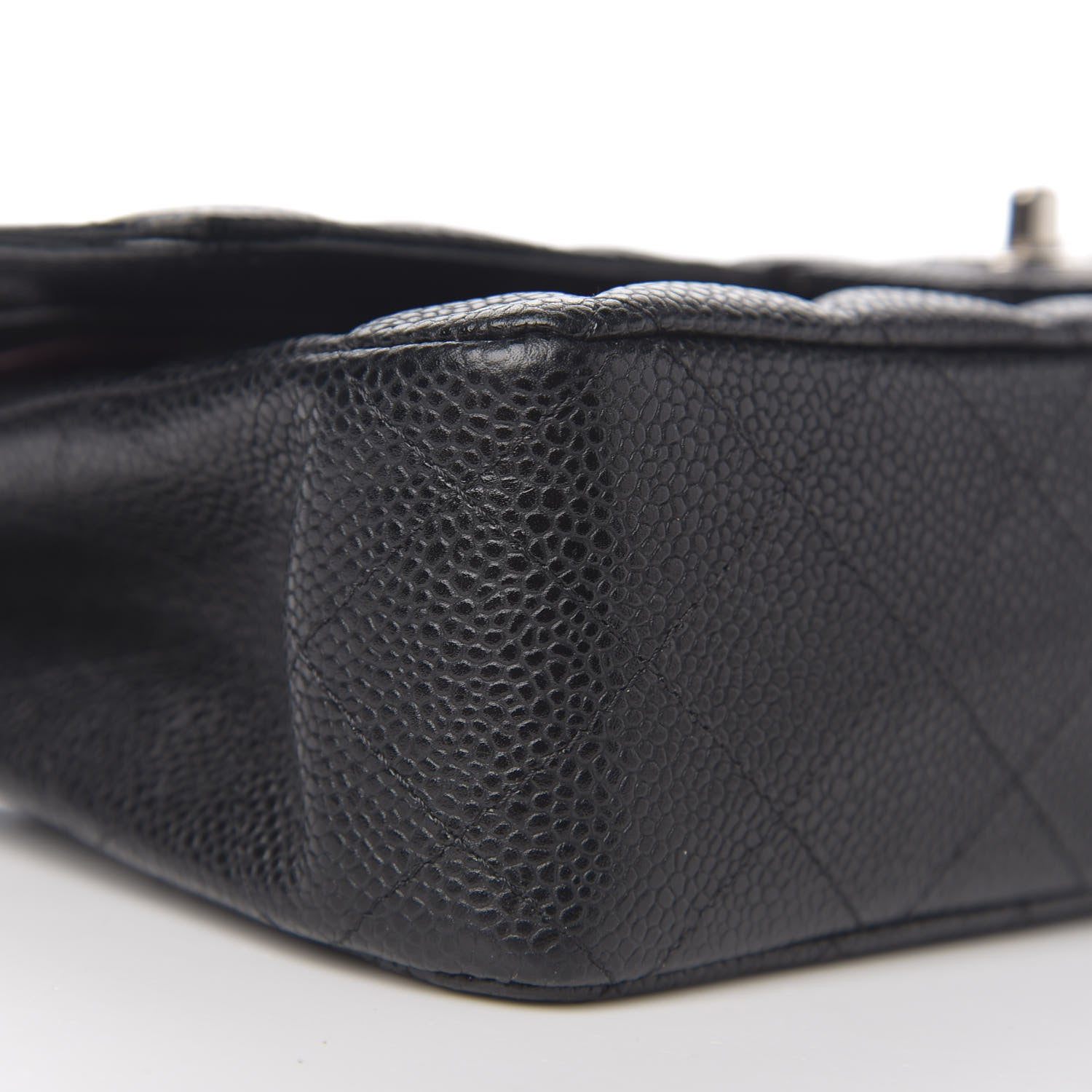 Chanel Caviar Quilted Medium Double Flap Black 7 of 10