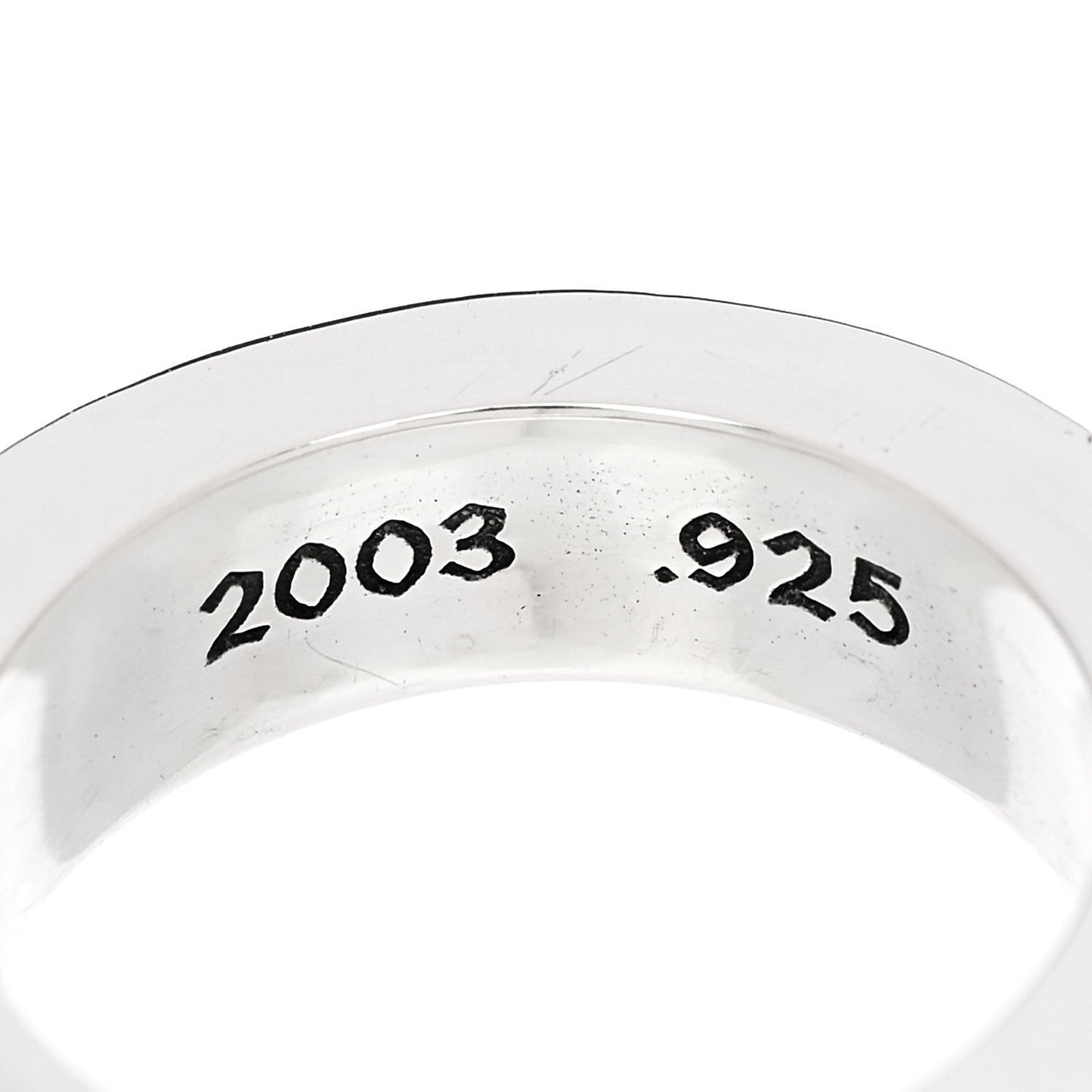 Sterling Silver Forever Spacer Ring 52 6