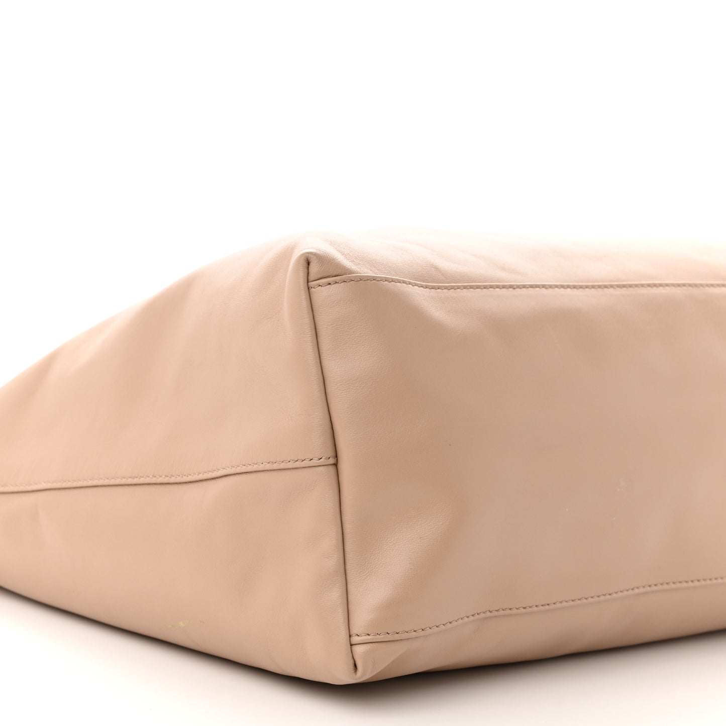 Soft Calfskin Shopping Tote Cammeo Lacca