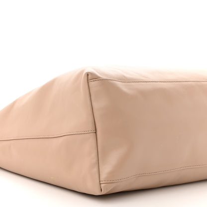 Prada Soft Calfskin Shopping Tote Cammeo Lacca 9 of 14