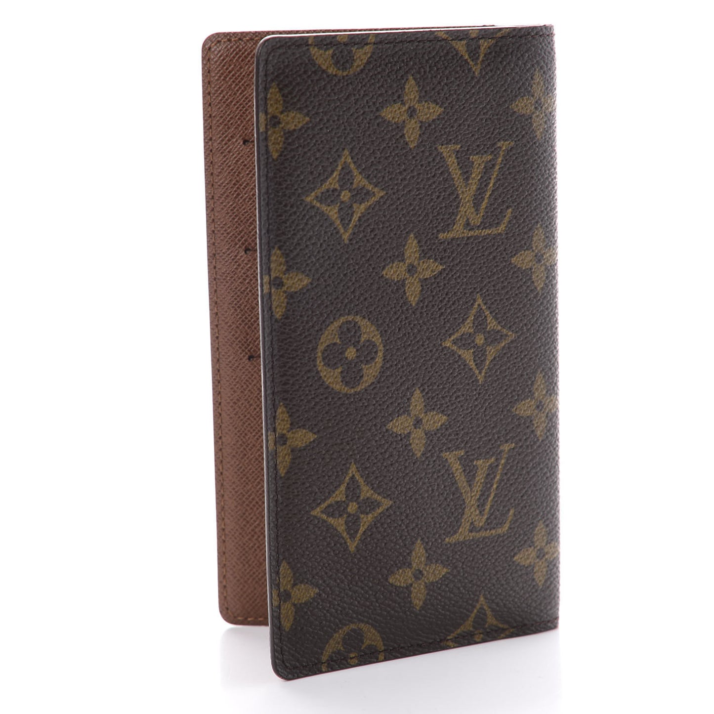 Monogram Checkbook Holder Case Wallet