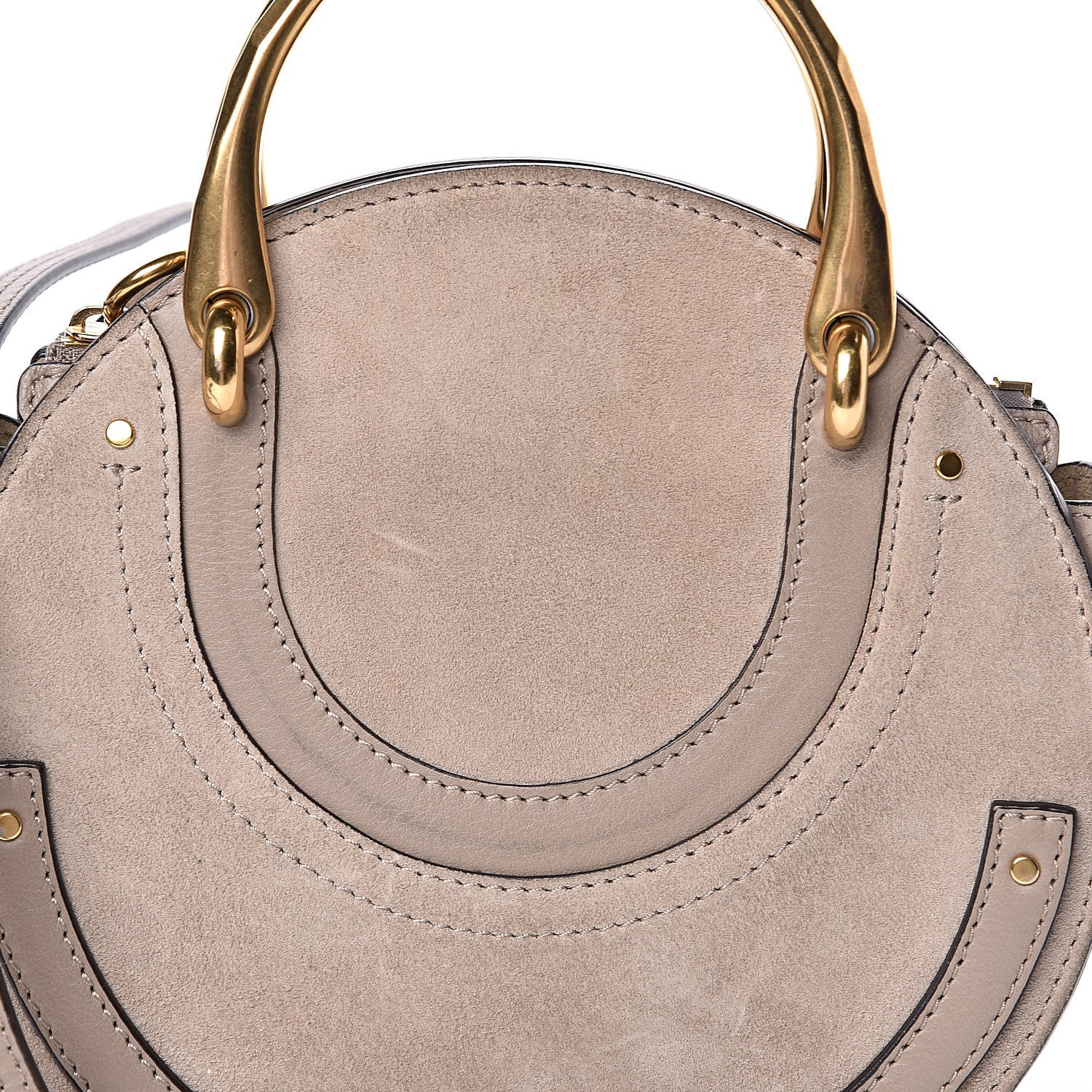 Chloe Calfskin Suede Small Pixie Bag Motty Grey 13 of 14