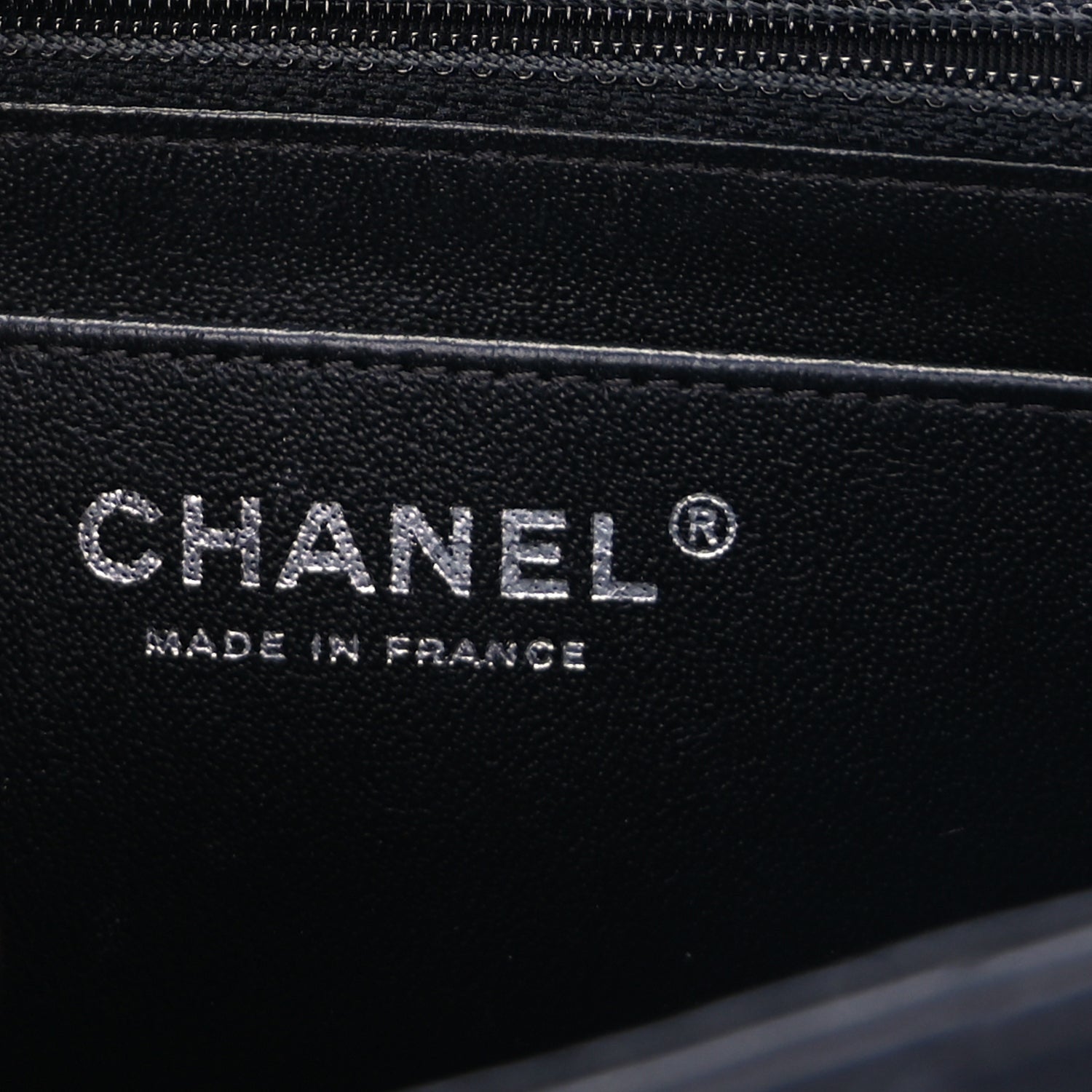 Chanel Lambskin Chevron Quilted Mini Square Flap  Black 5 of 8