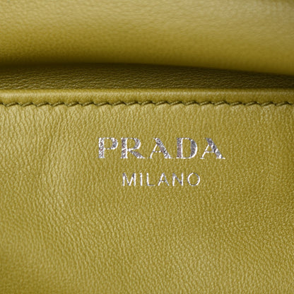 Prada Soft Calf Large Inside Tote Marmo Salvia 7 of 8