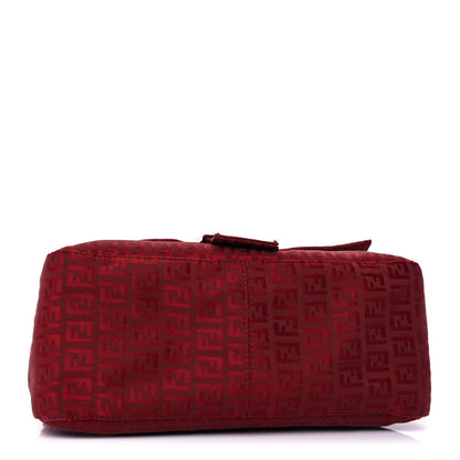 Fendi Zucchino Mama Baguette Bordeaux Rubino 3 of 8