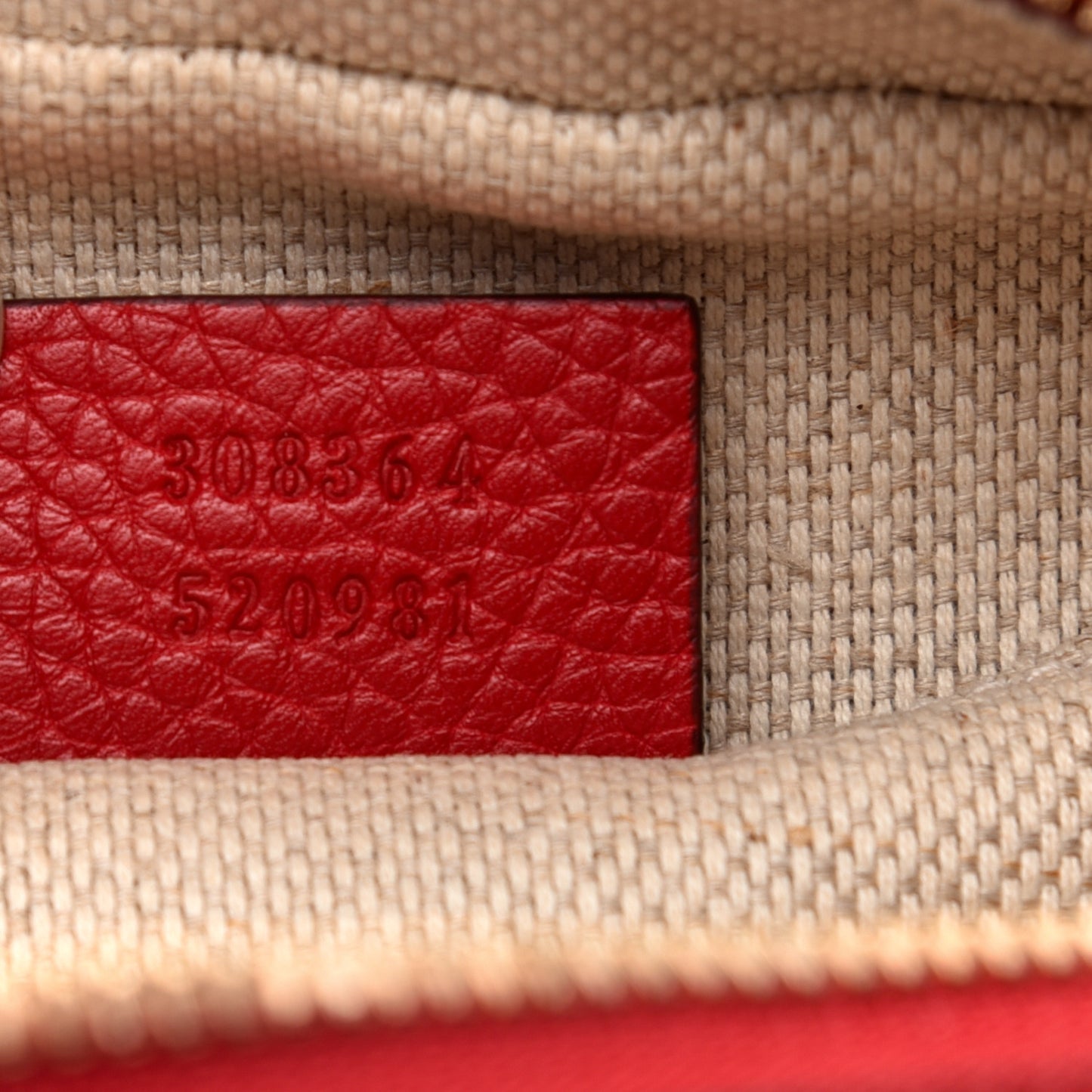 Pebbled Calfskin Small Soho Disco Bag Tabasco Red