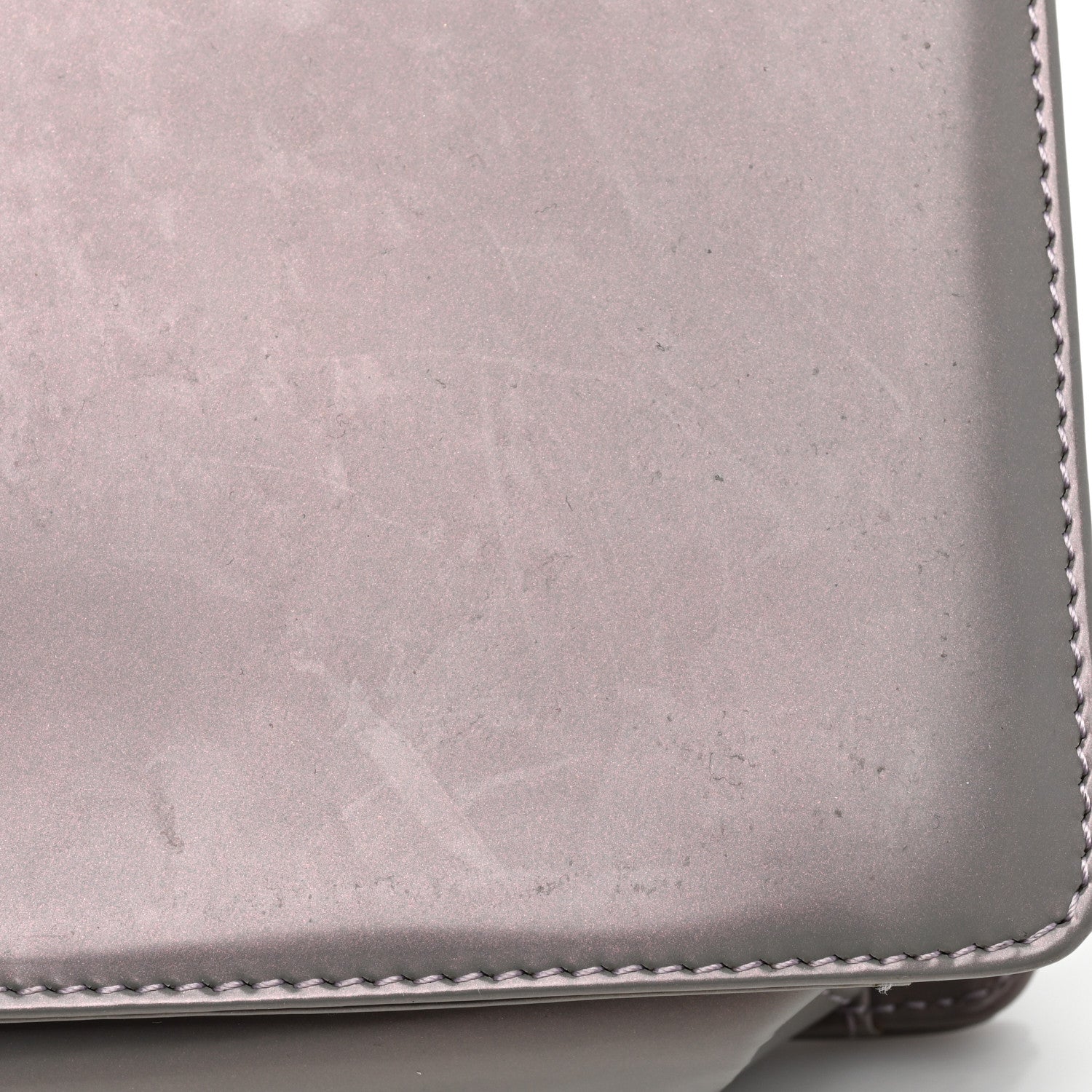 Chanel Glazed Calfskin Large Boy Flap Grey 15 of 18