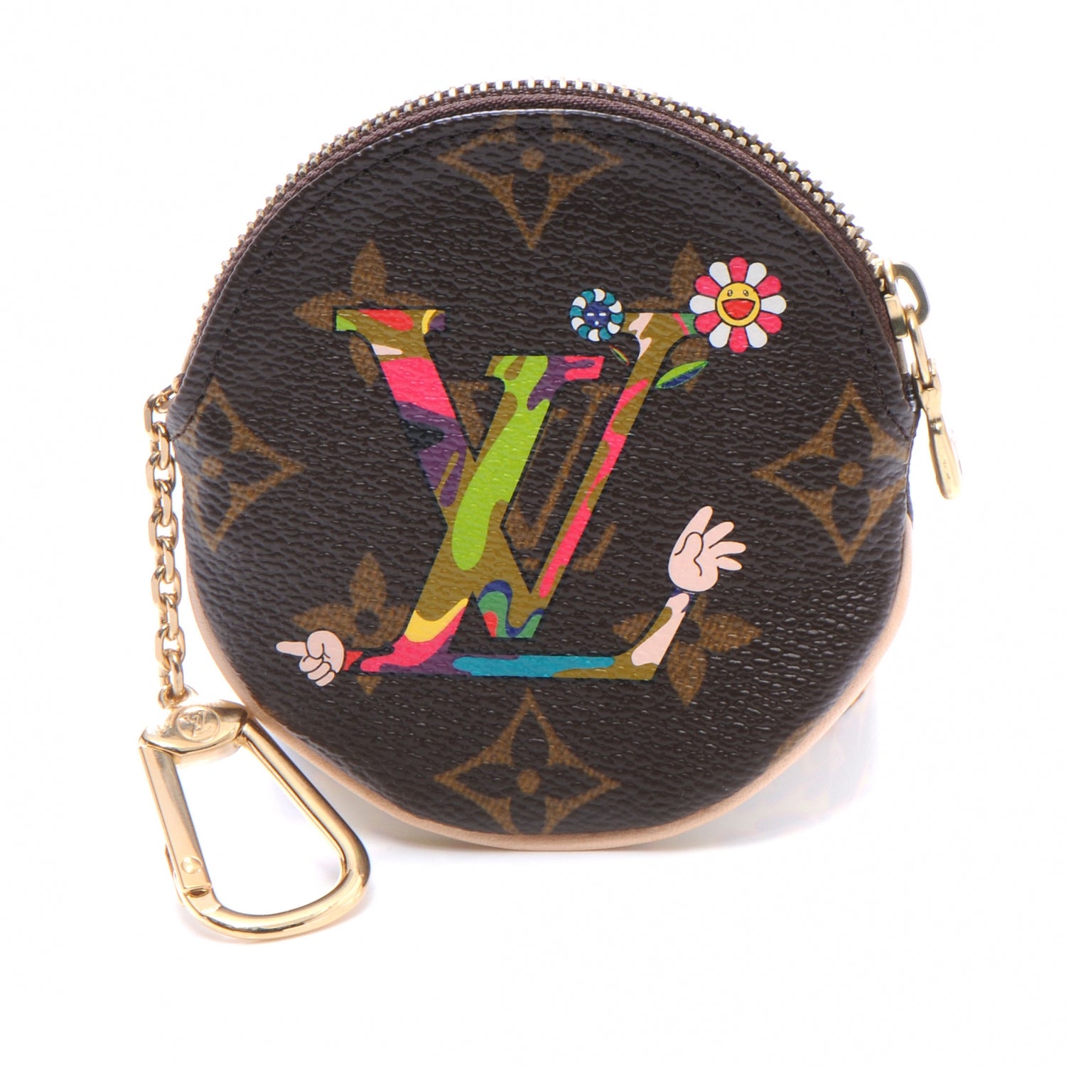 Louis Vuitton Monogram MOCA Round Coin Purse 1 of 6