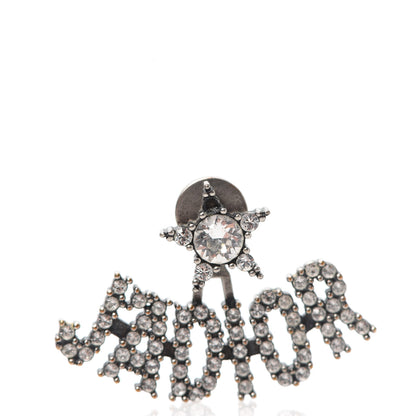 Christian Dior Palladium Crystal J'adior Earrings 5 of 5