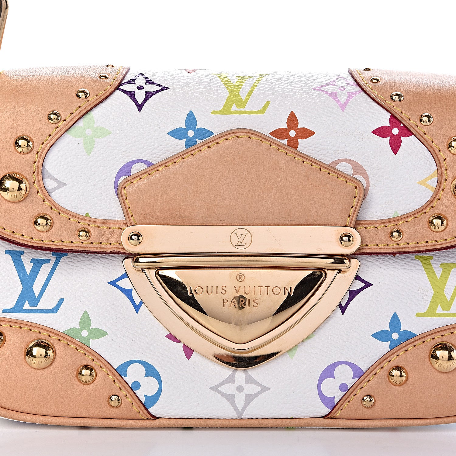 Louis Vuitton Monogram Multicolor Marilyn White 7 of 10