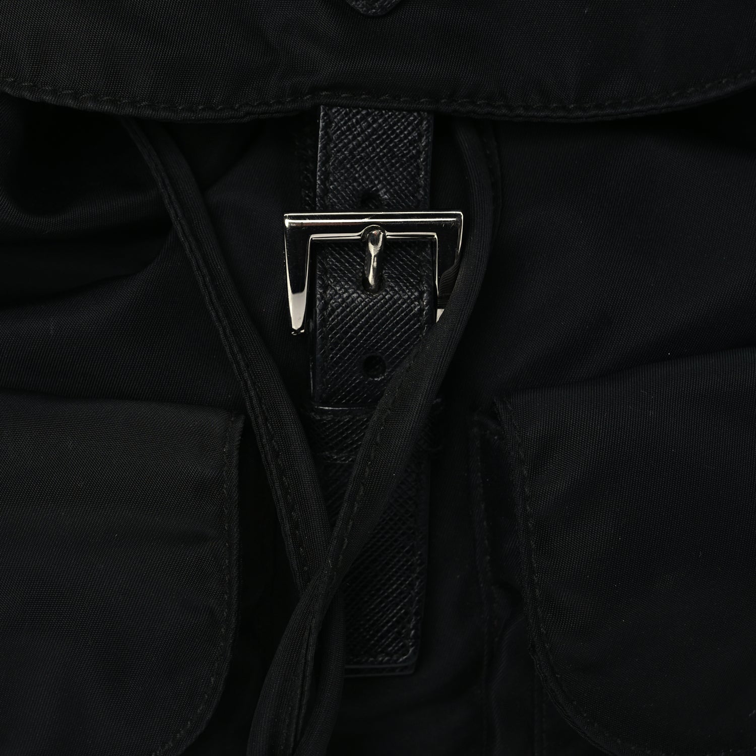 Prada Re-Nylon Saffiano Medium Backpack Black 6 of 8