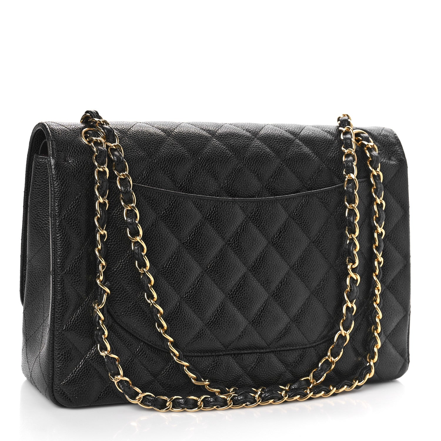 Chanel Caviar Quilted Maxi Double Flap Black 3 of 13