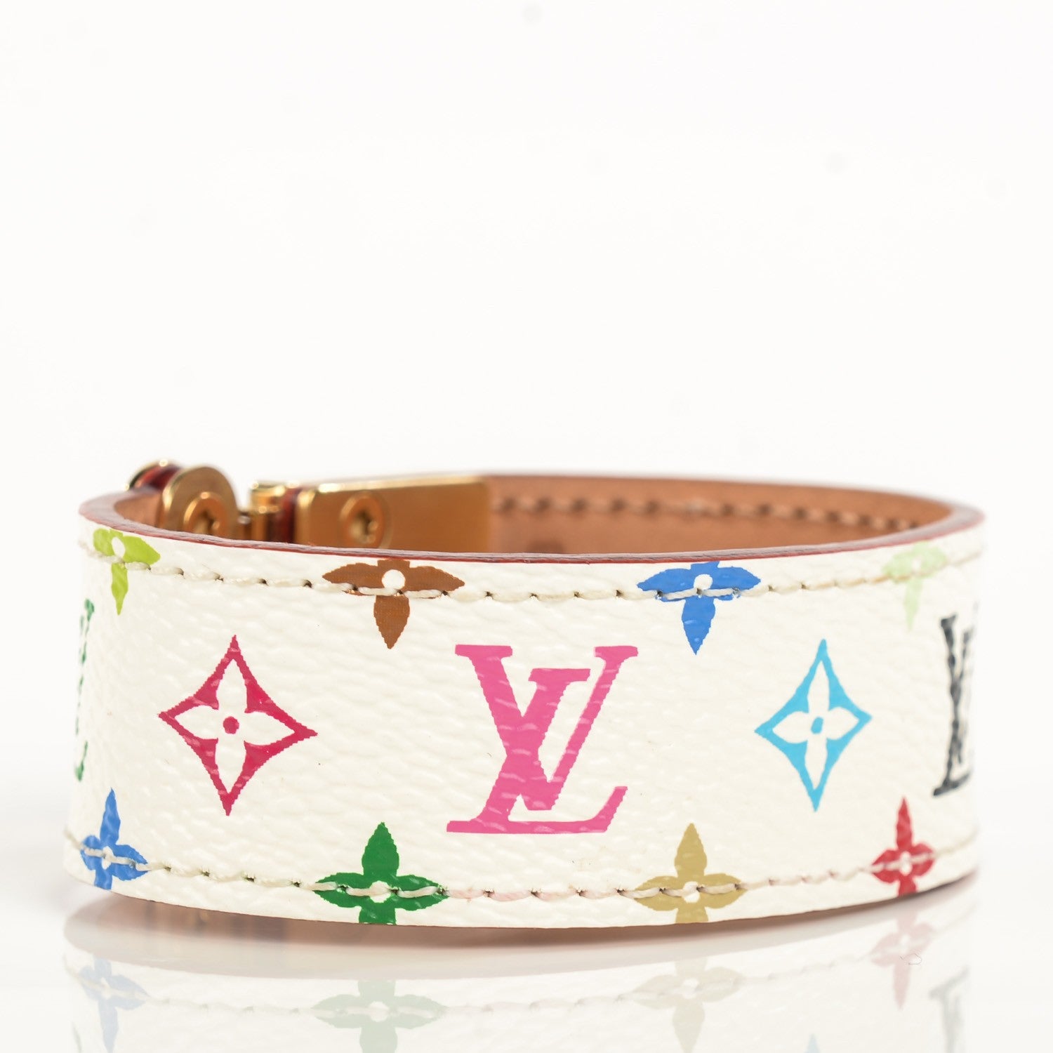 Louis Vuitton Monogram Multicolor Koala Bracelet S White 3 of 7