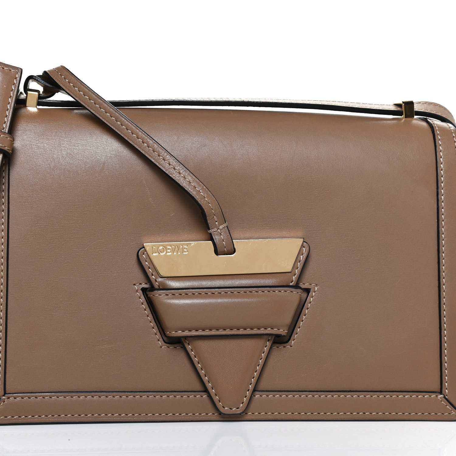 Loewe Calfskin Medium Barcelona Shoulder Bag Mink 7 of 9