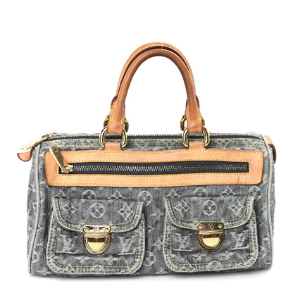 Louis Vuitton Monogram Denim Neo Speedy  Blue 1 of 7