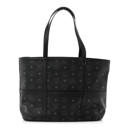 MCM Visetos Medium Delmy Shopper Tote Black 1 of 10