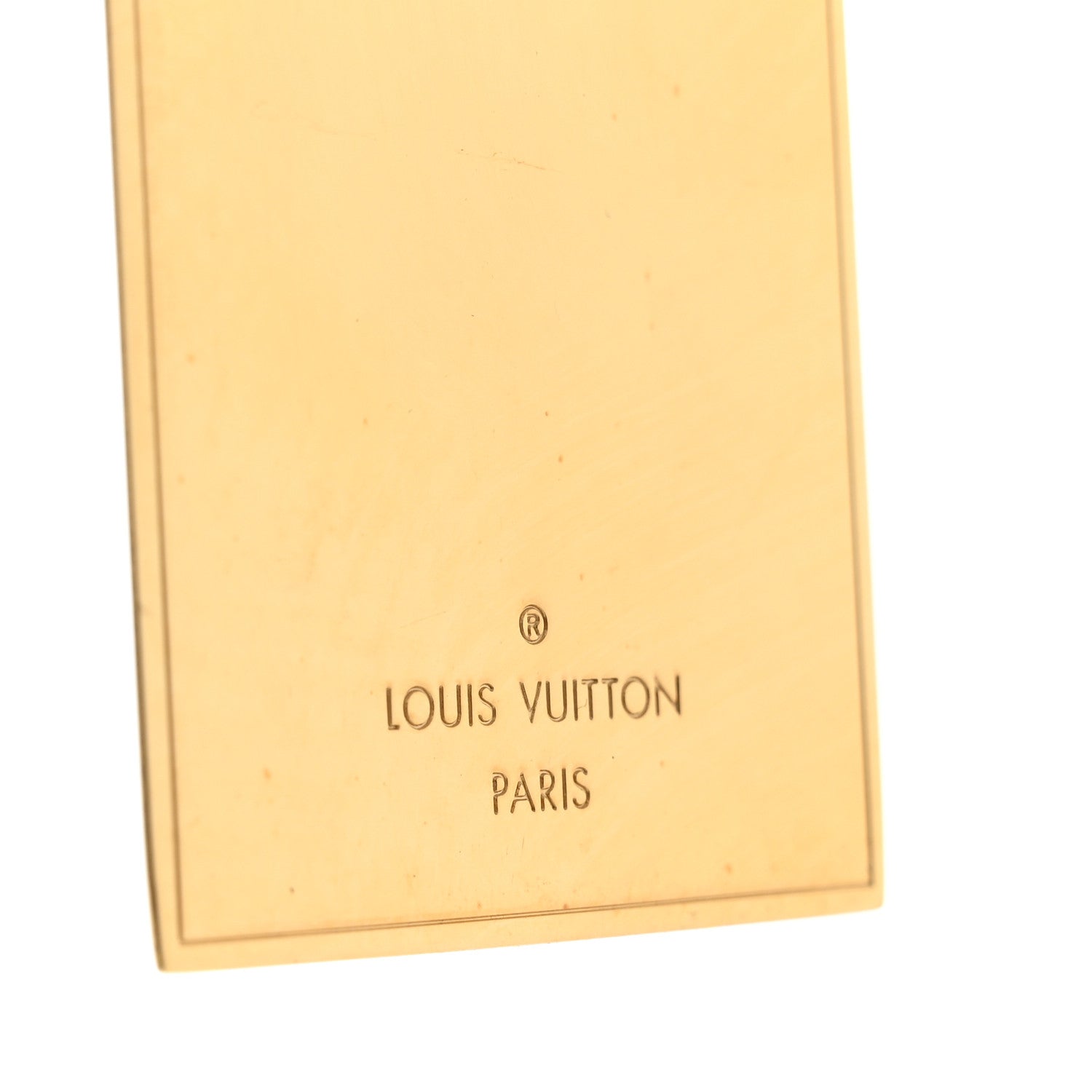 Louis Vuitton Luggage Tag Gold 4 of 4