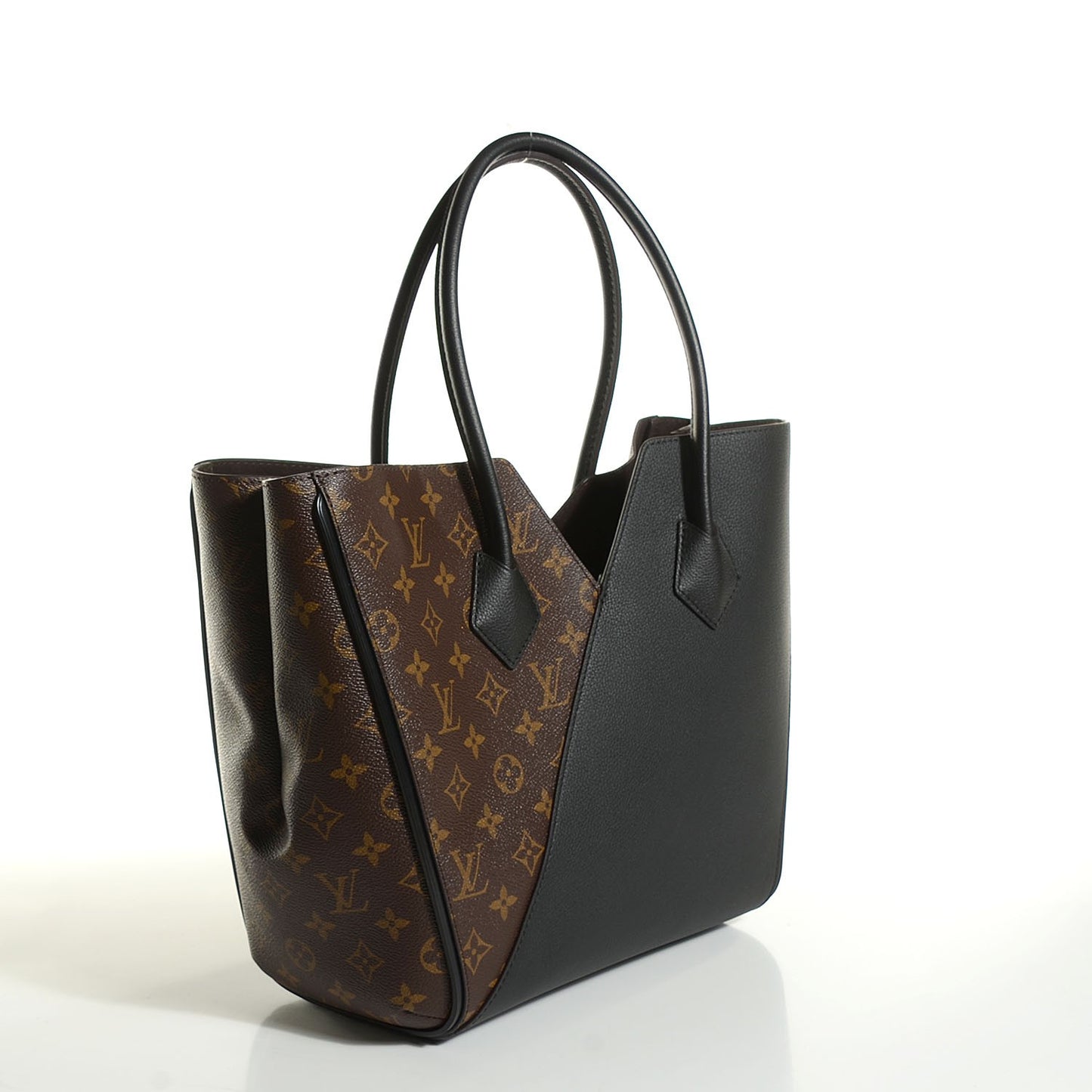 Calfskin Monogram Kimono Tote Black