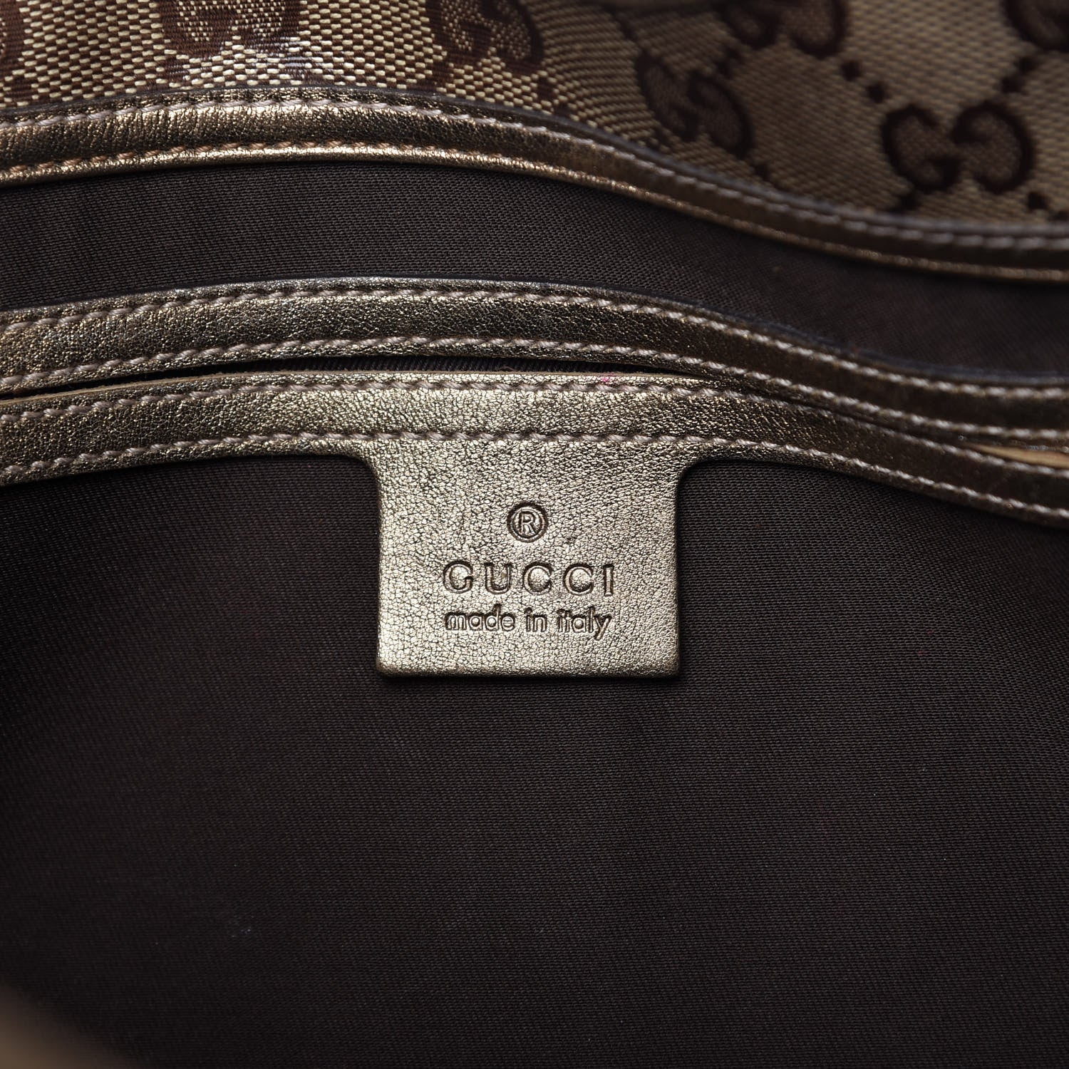 Gucci Crystal Monogram Medium Joy Shoulder Bag Bronze 8 of 14