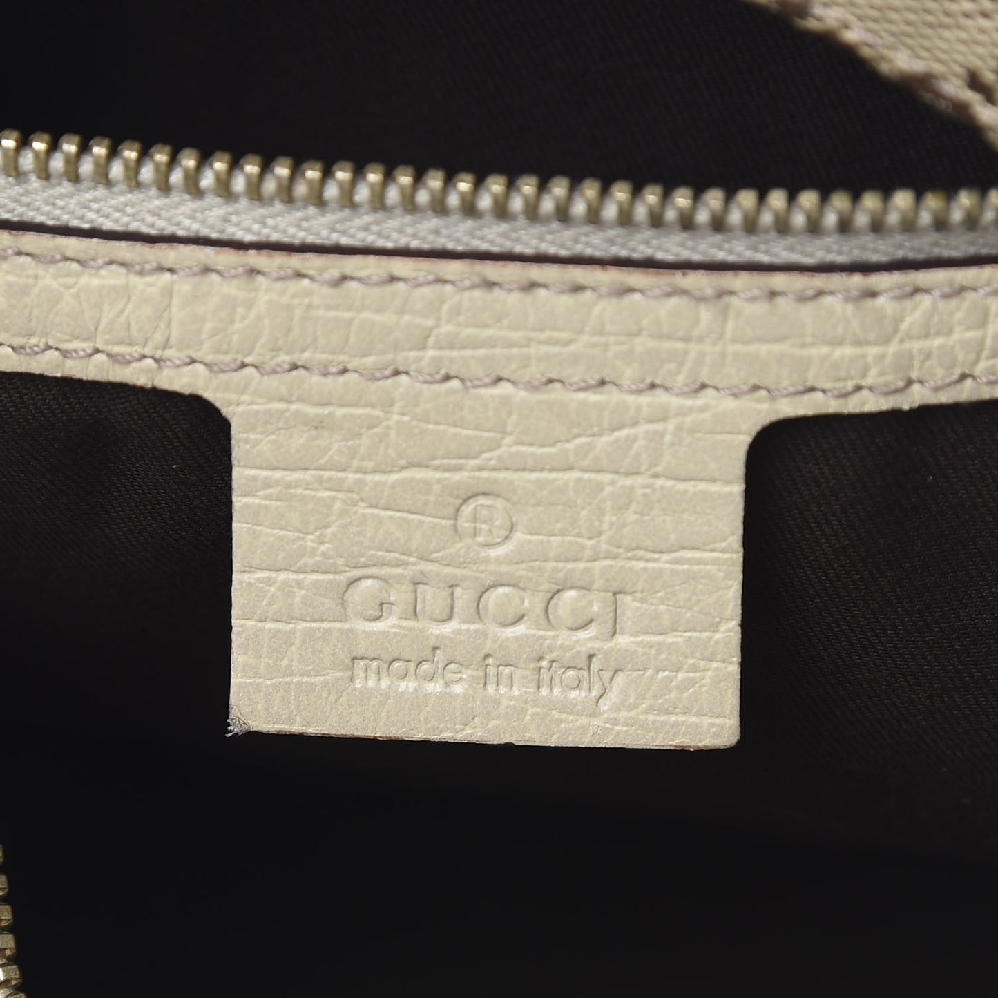 Monogram Medium Horsebit Chain Hobo Off White