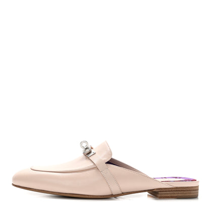 Hermes Goatskin Oz Mules 39 Blanc Poros 1 of 8