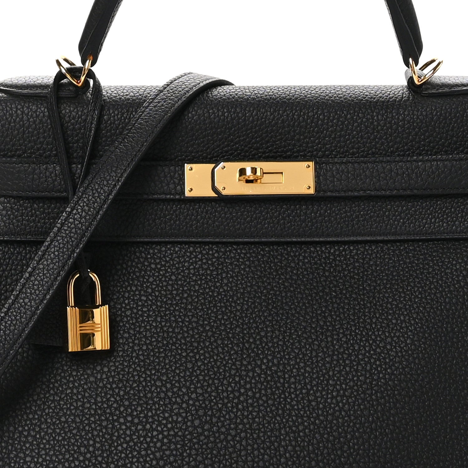Hermes Togo Kelly Retourne 32 Black 8 of 14
