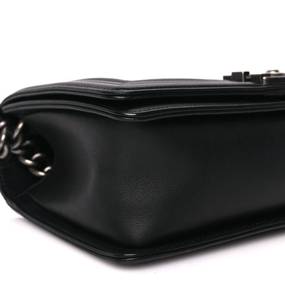 Chanel Calfskin Quilted Medium Boy Flap Black 8 of 9