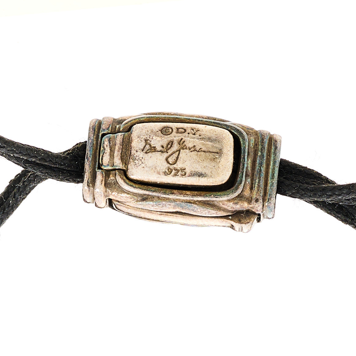 David Yurman Sterling Silver Tiger's Eye Two Row 8mm Spiritual Beads Bracelet 3 of 4