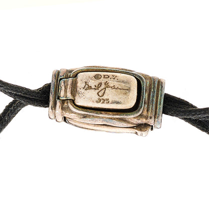 David Yurman Sterling Silver Tiger's Eye Two Row 8mm Spiritual Beads Bracelet 3 of 4