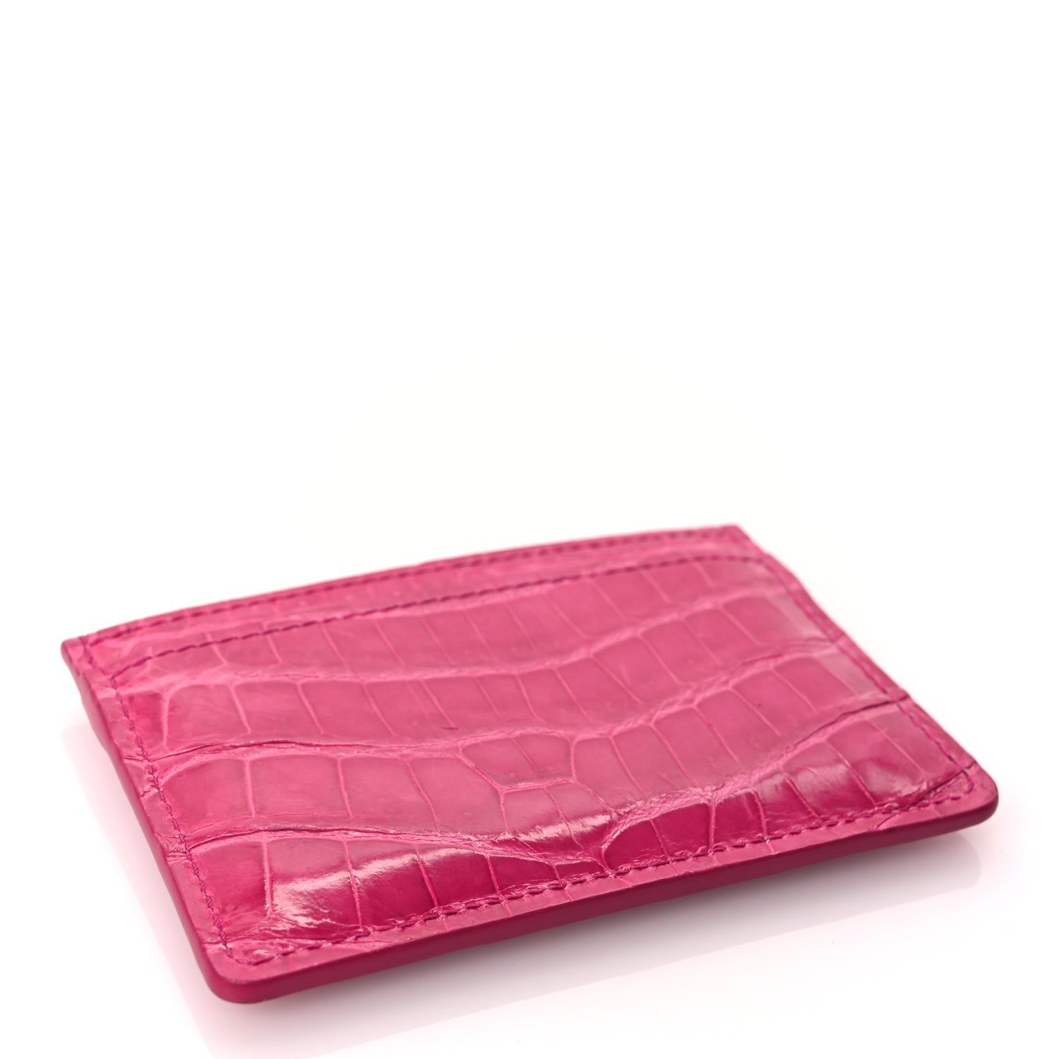 Louis Vuitton Crocodile Card Holder Fuchsia 4 of 7