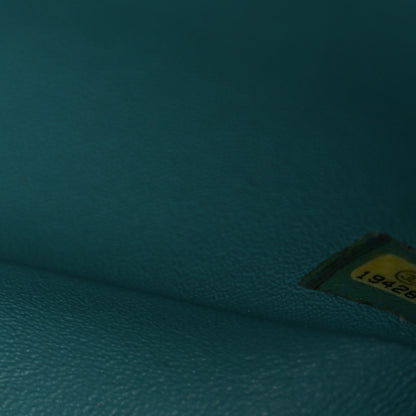 Chanel Lambskin Quilted Jumbo Double Flap Turquoise 7 of 13