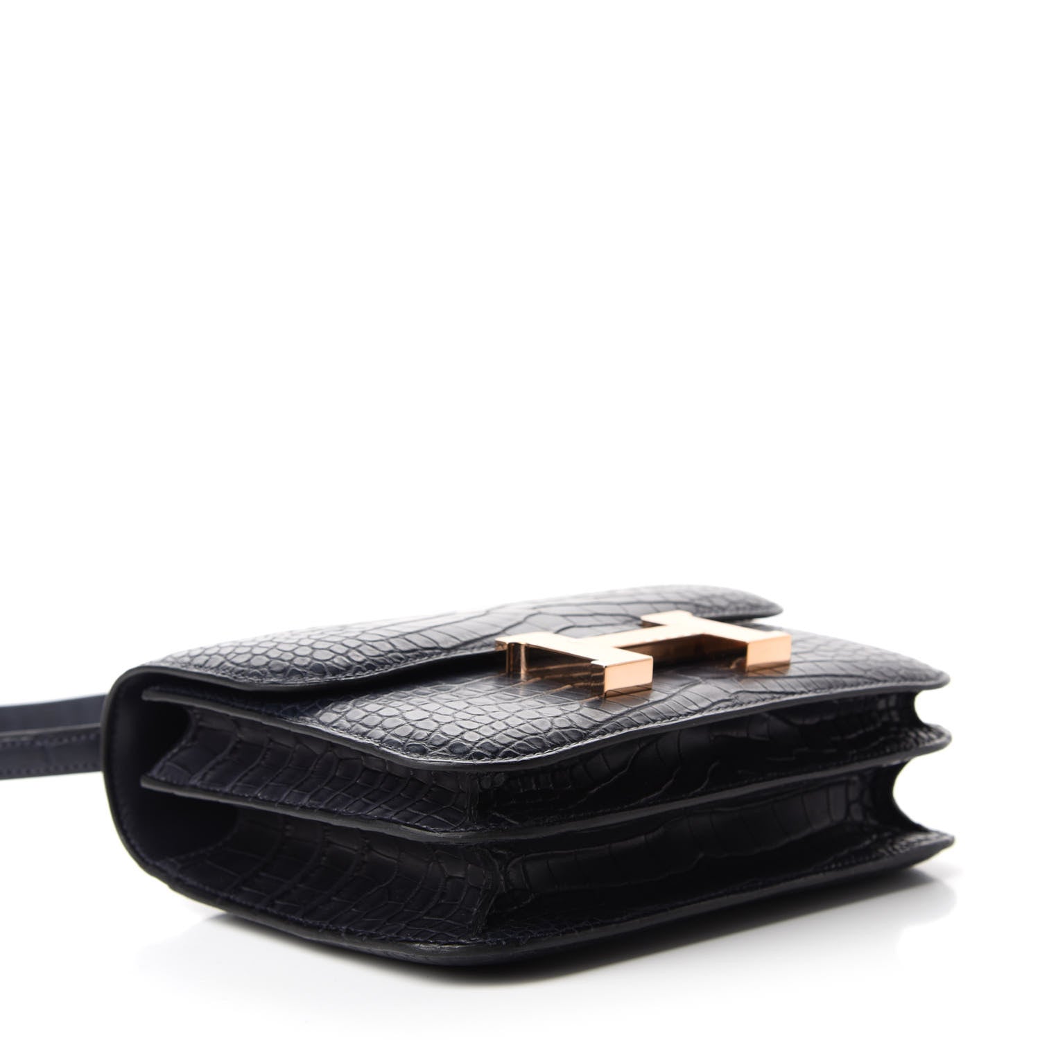 Hermes Matte Alligator Constance 18 Bleu Indigo 4 of 21