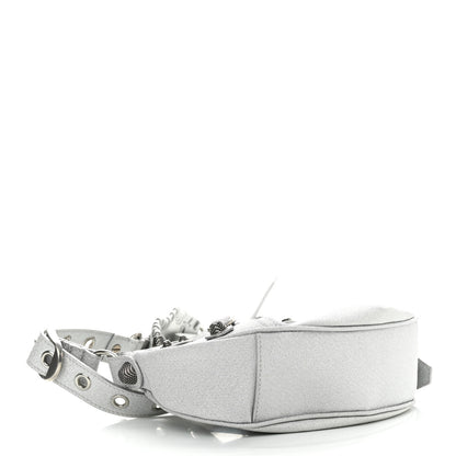 Balenciaga Sparkling Fabric Le Cagole Shoulder Bag XS Silver 4 of 10