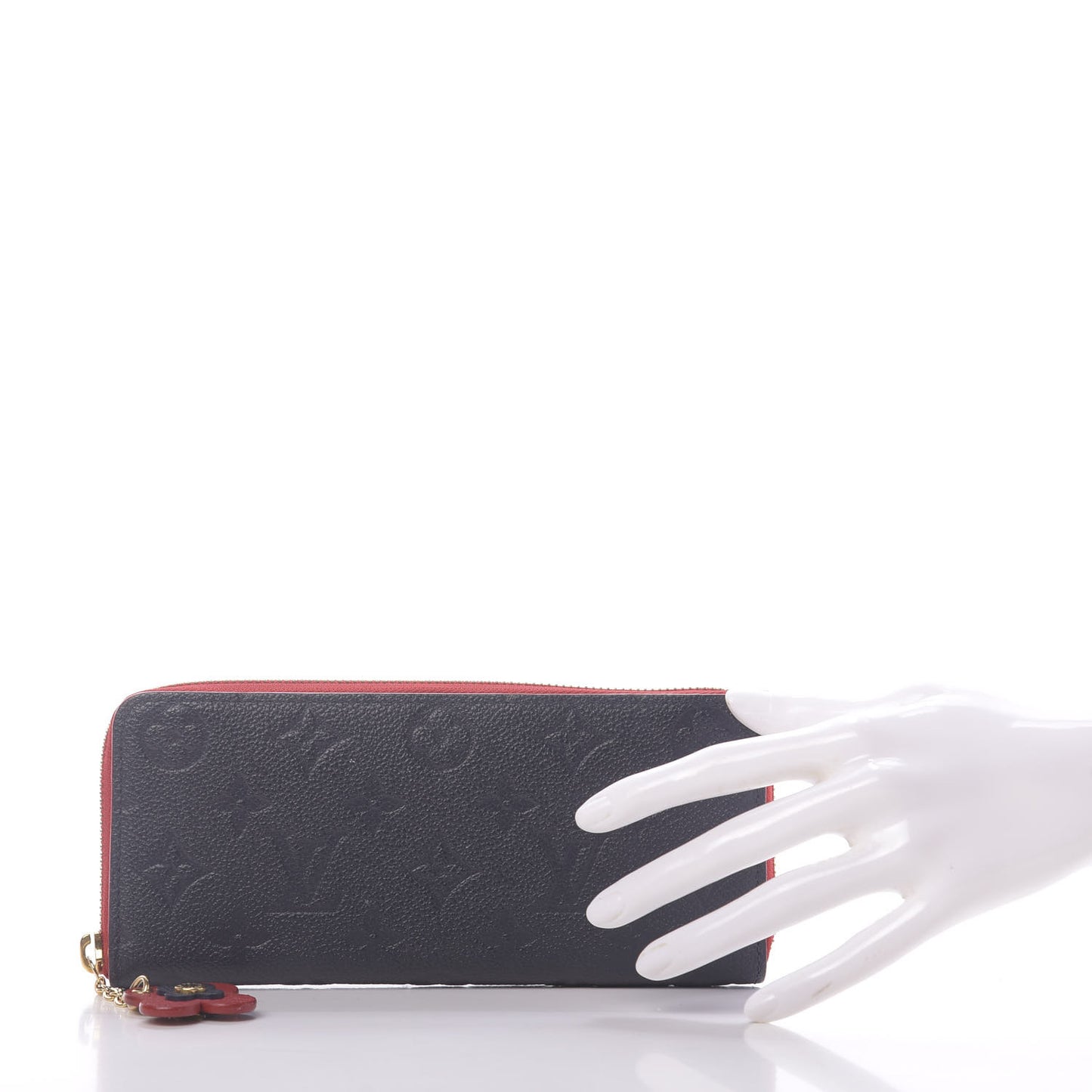 Empreinte Blooming Flowers Clemence Wallet Marine Rouge