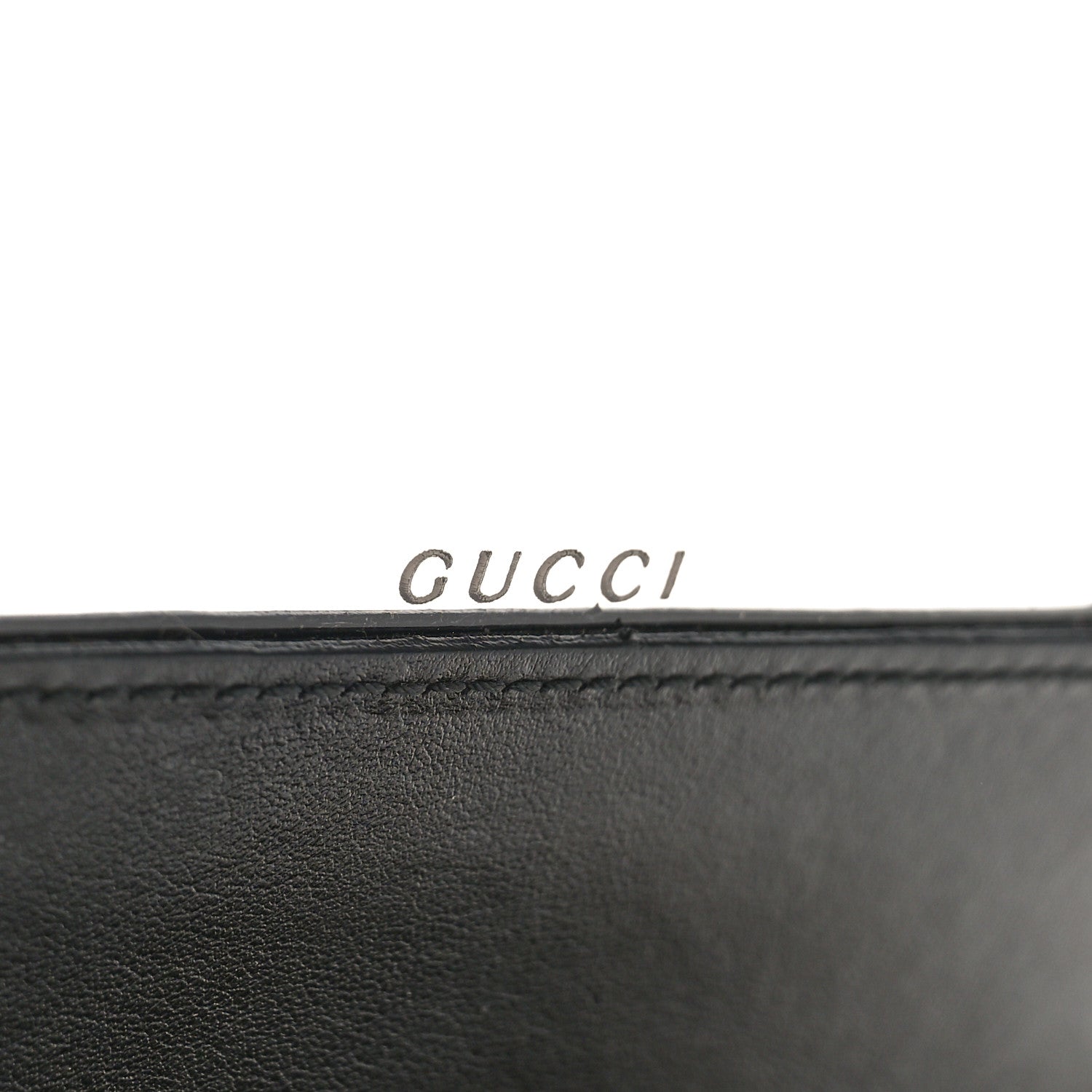 Gucci Calfskin GG Matelasse Chain Wallet Black 6 of 10
