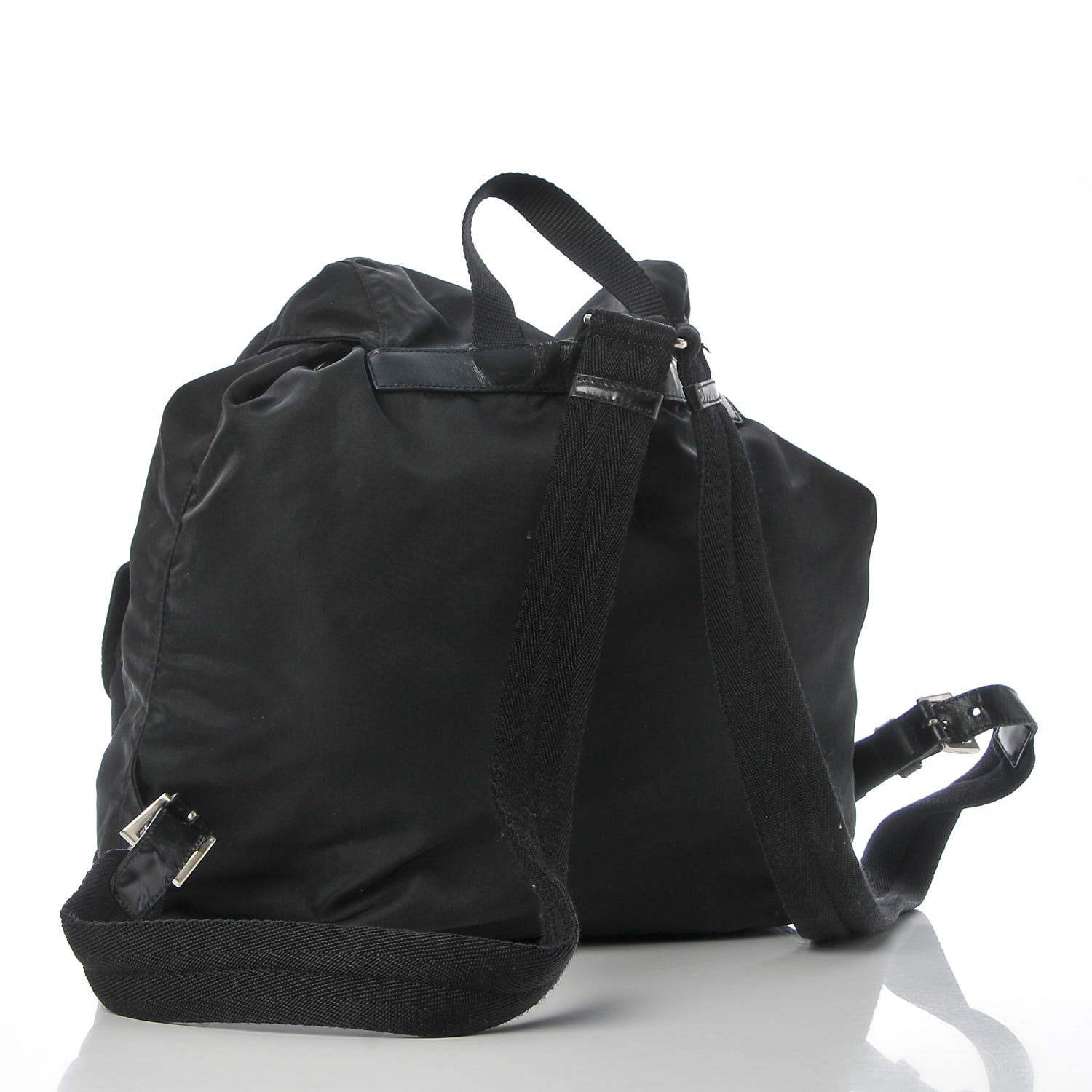 Prada Nylon Vela Medium Backpack Black 3 of 7
