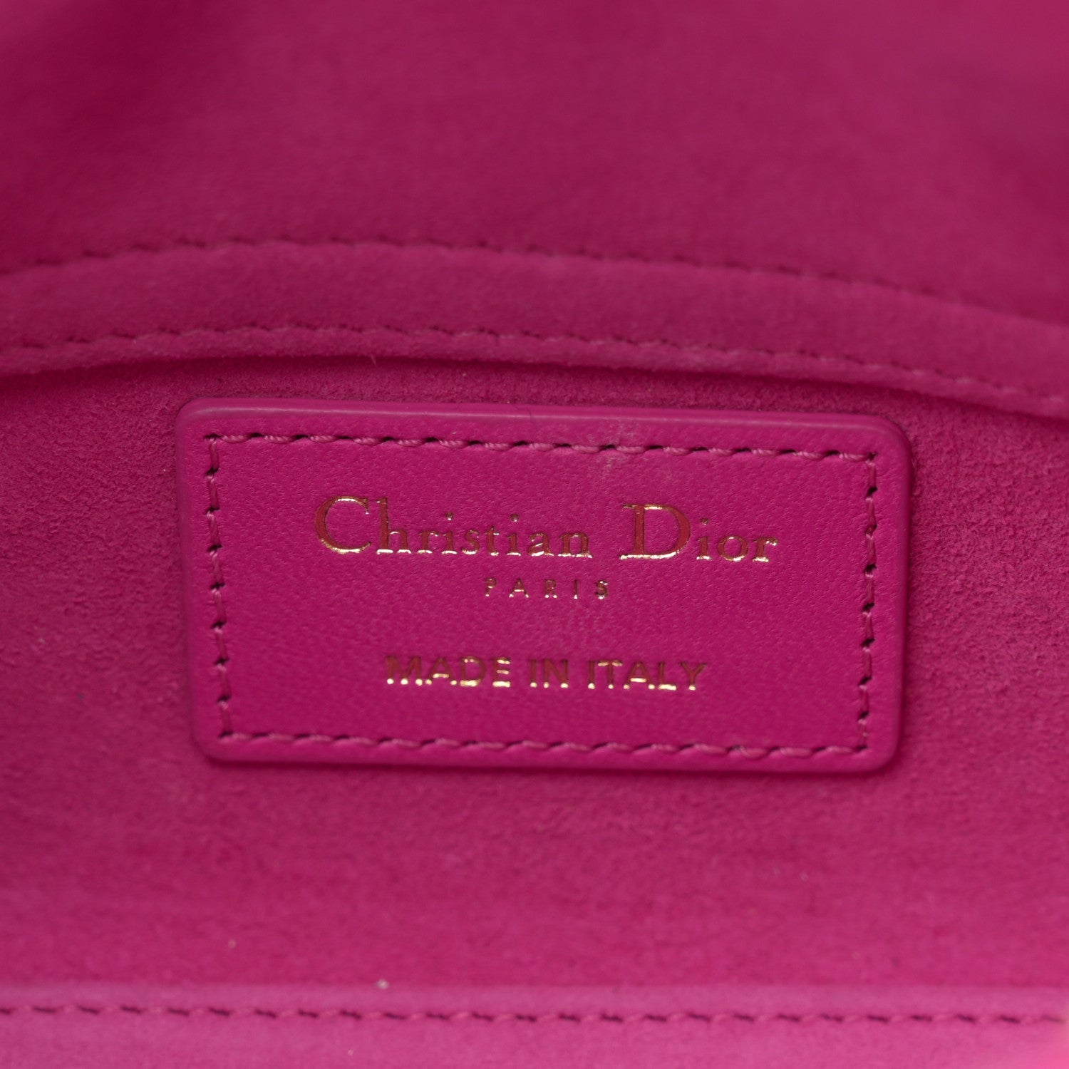 Christian Dior Lambskin Cannage Micro Lady D-Joy Rani Pink 6 of 16