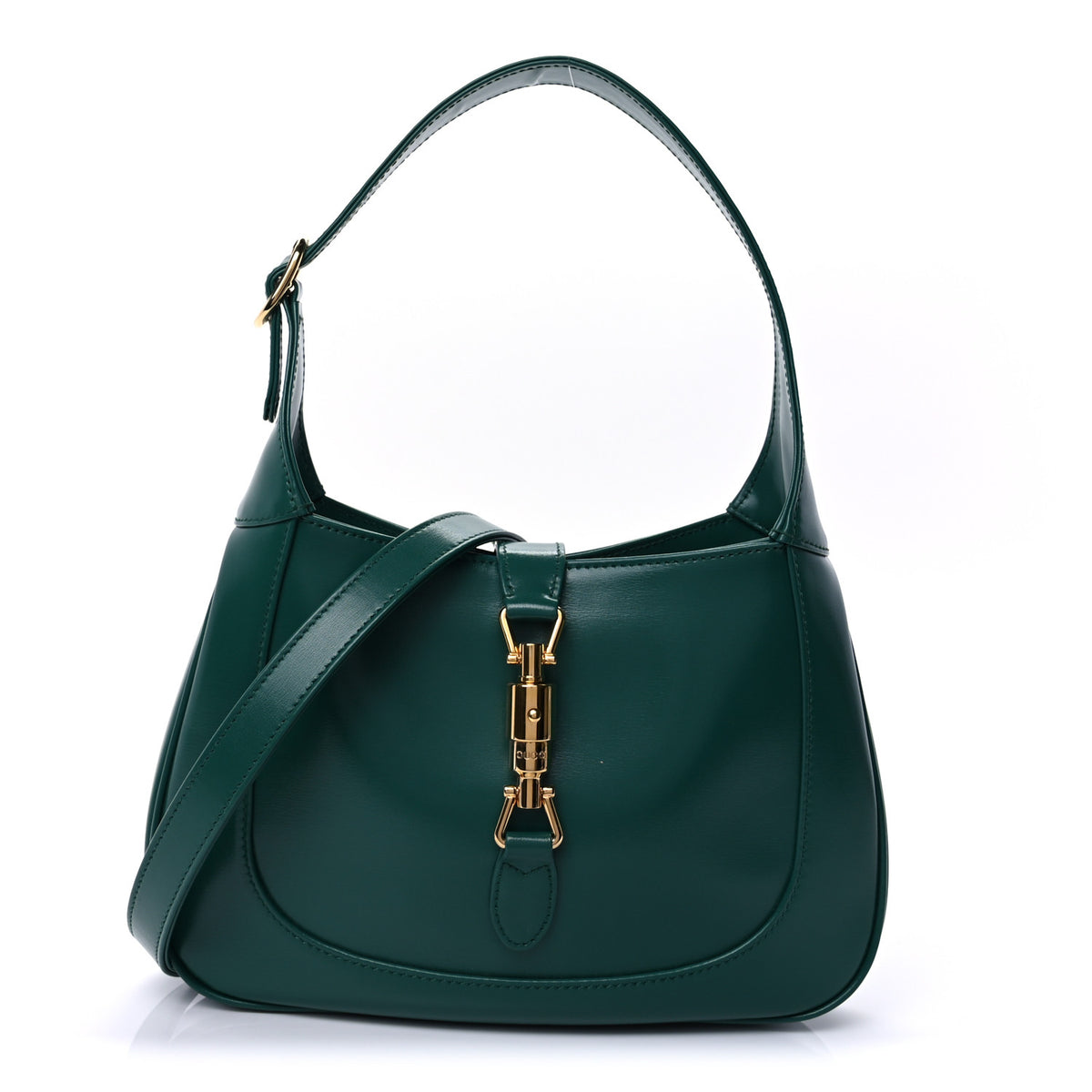 Gucci Boarded Dyana Medium Jackie Hobo Green 1 of 8