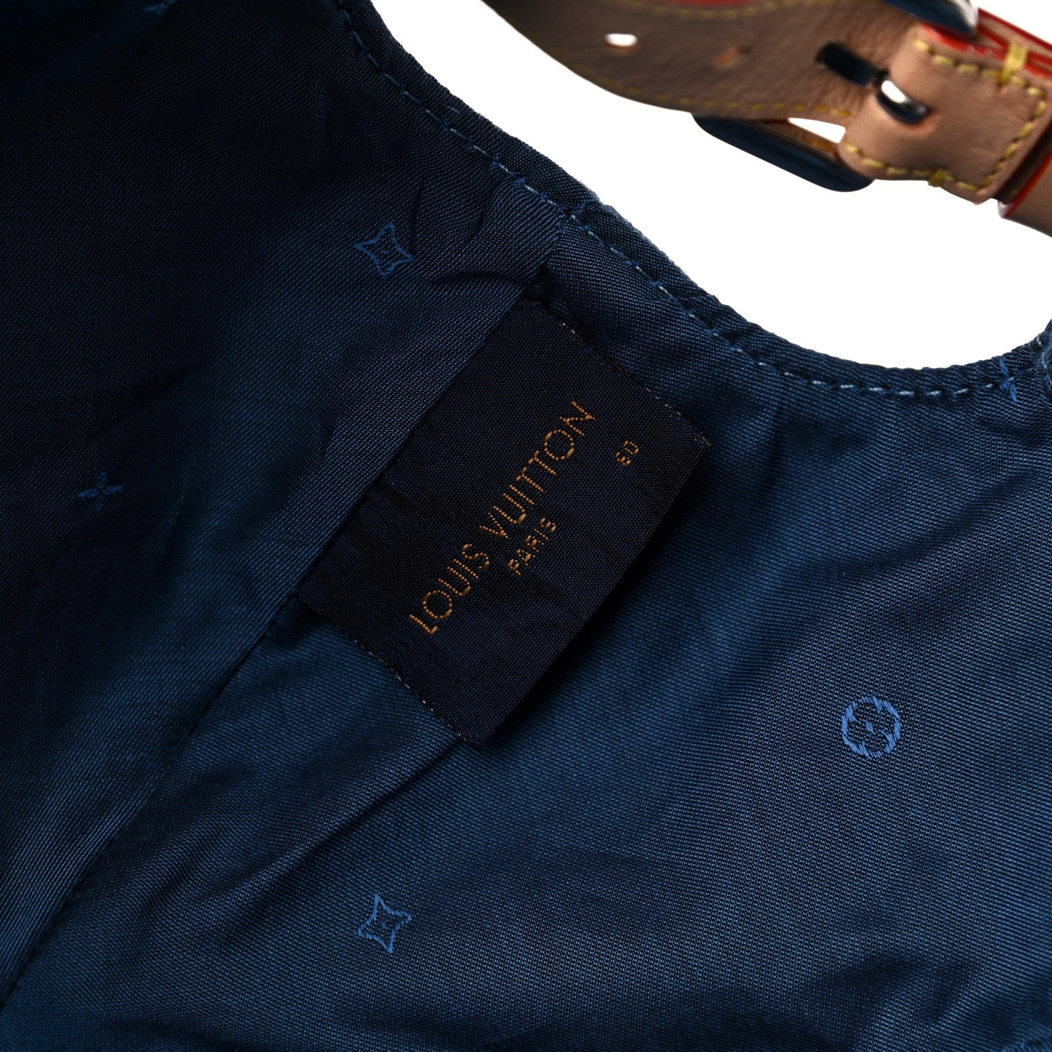 Louis Vuitton Cotton LV Clouds Cap 60 Bleu 6 of 9