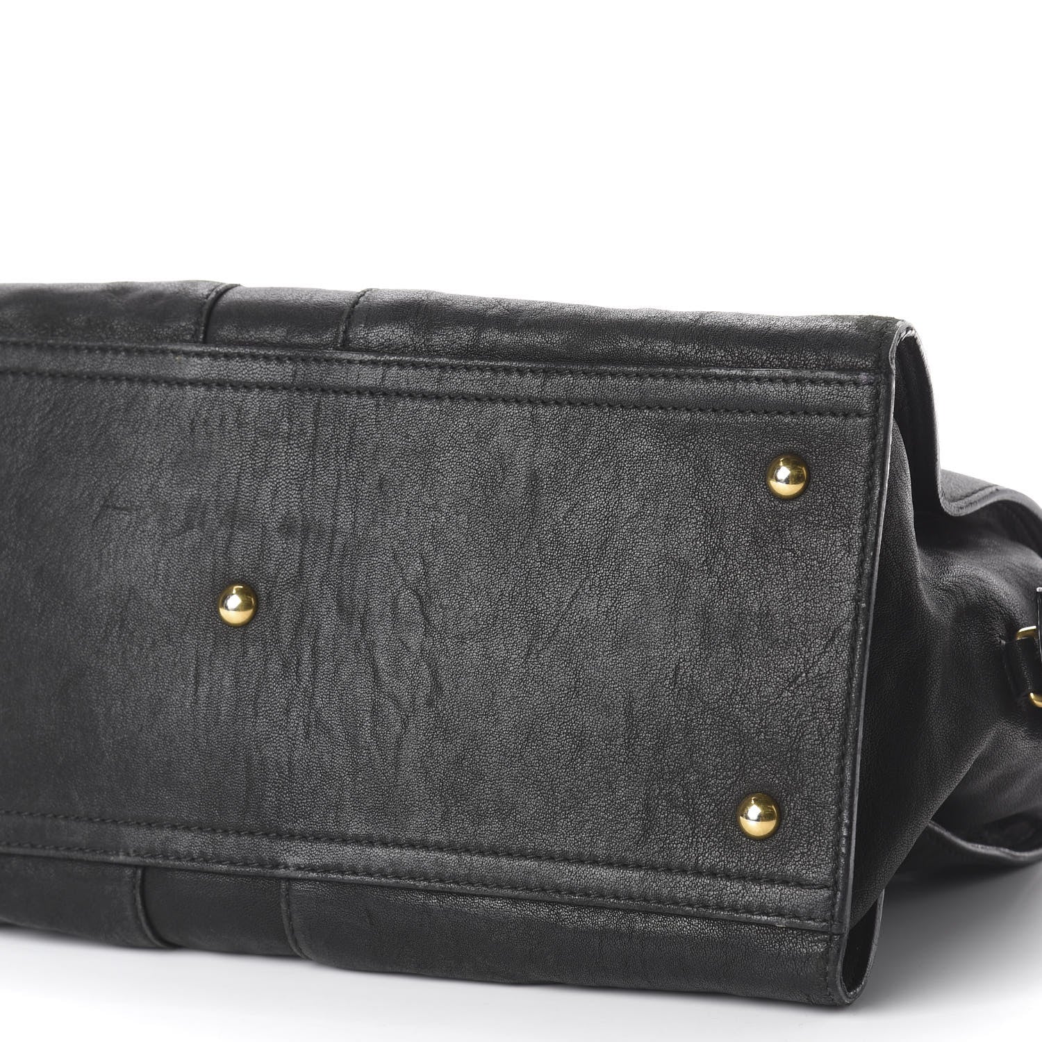 Saint Laurent Sheepskin Medium Cabas ChYc Black 7 of 11