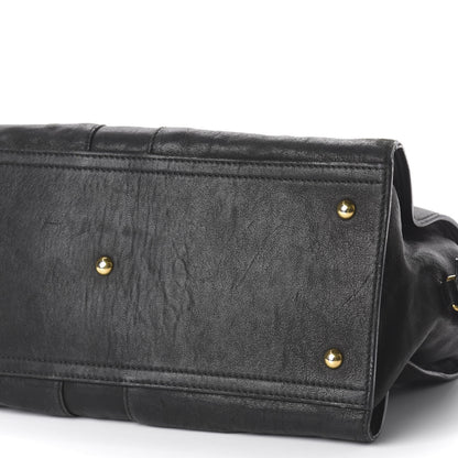 Saint Laurent Sheepskin Medium Cabas ChYc Black 7 of 11